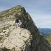 Schöne Platten im Abstieg von der Kohlbergspitze