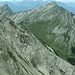 Büchsentaljoch Nordrippe im Vordergrund. Wohl eher medium lohnend.