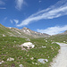 Rückblick in Richtung Alp la Stretta und Piz la Stretta.