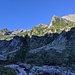 I pendii sotto la Punta Carestia. A sinistra la Punta Pater.