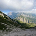 In discesa dalla Sella Federazione verso il Buco di Grigna