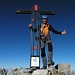 Ich beim Gipfelkreuz vom Bietschhorn 3934m!!