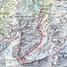 Auf-/Abstiegsroute am 2.Tag