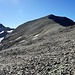 Breiter Geröllgrat zum Gipfel auf 2900m