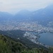 salendo verso il Monte Barro : panorama su Lecco