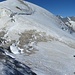 con cautela superiamo qualche crepaccio (sia in discesa dal Rottalhorn che in salita alla weissmies)