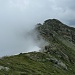 Nebel zieht auf am NO Grat Valserhorn