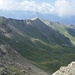 Blick vom SW-Gipfel des Kalkgrubenspitzes zum 2008 begangenen Bergkamm