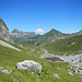Abstieg vom Mutterwangjoch zum (fast trockenen) Wildseeli
