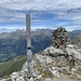 Gipfelkreuz auf dem Piz Nadéls