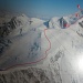 unsere Route ab der Goûterhütte zum Mont Blanc