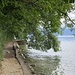 direkt am Wasser geht es ostwärts