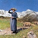 <b>Il Piz Curvér e il Piz Toissa nel dipinto di Giovanni Segantini "Mezzogiorno sulle alpi", 1891, 77.5x71.5 cm, Segantini Museum, St. Moritz.</b>