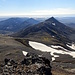 Toller Blick auf die Wildnis nördlich des Vatnajökull beim Abstieg. Die Route führt durch die N-Flanke (hier rechts) des Axlartindur (1349m).