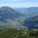 Tiefblick nach Frutigen und zum Thunersee