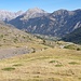 La haute vallée de l'Ubaye, versant sud du Col de Vars.