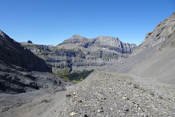 zurück über die Moräne Fotos