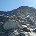 Der Blockgrat hinauf zum Kleinen Ankogel ist heute gut zu gehen, meist gibt es deutlich sichtbare Trittspuren, er ist aber auch hinreichend markiert.