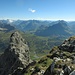 Ziel erreicht, Gipfelblick vom Großen Widderstein