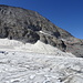 Aufstiegsroute durch die Flanke