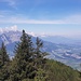 Gonzen und Alpenrheintal im Dunst