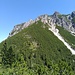 Aufstiegshang zur Saldeiner hoch