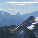 Matterhorn und Weisshorn, im Vordergrund die Heizwächte