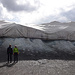 Effekt von zwei Jahren Gletscherabdeckung - ca 7m Eis eingespart
