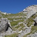 Im Aufstieg zum Schwarzgrätli.



