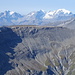 Auf ca. 2800 m: Blick auf Cavistrai, Biferten und Tödi