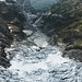 Gloetscherbruch des oberen Grindelwaldgletschers (Drohne)