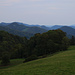 Hügelland in der Kantons-Ecke Baselland-Aargau-Solothurn.<br /><br />Links ist die Rütflue (848,6m) über der Petersweid, rechts der Waldhügel Gugen (805,4m).