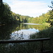den Weiher kann man links oder rechts umgehen