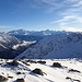 oberhalb Sattlegi: Sicht gegen die hohen Walliserberge