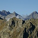Zoomaufnahme zu wilden Bergen der Schobergruppe