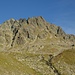 Blick zur Felsbastion der Leibnitzer Rotspitzen