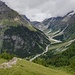Aussicht von der Gfelalp übers hintere Gasterntal und zum Ganderfirn