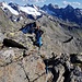Am Seehorn Ostgrat kurz vor dem Gipfel