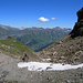 Das Patnaultälli, Blick ostwärts hinunter von der Fuorcla da Patnaul (2773 m).