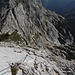 Abstieg am Klettersteig zur Mayrbergscharte