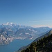 Lago Nordende mit Riva und der Brenta dahinter