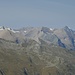 Zoomaufnahme in die Glocknergruppe: alle gekennzeichneten Berge erklomm ich im Sommer 1998.