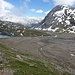 Sicht über den Lämmerenboden während dem Aufstieg zur Hütte