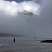 Im Nebel auf dem Weg zum Gitzifurggu