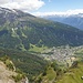 Leukerbad von der Gemmi aus gesehen