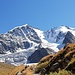 Traumberge: Biancograt am Bernina und Piz Scerscen von der Tschiervahütte aus