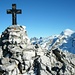 Das Gipfelkreuz auf dem Graustock (2661,8m).