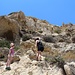 Gekraxel in interessanter Landschaft