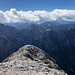 Mangart - Ausblick am Gipfel in etwa südöstliche/südliche Richtung.