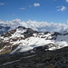 Chichalphorn (3040 m) und Fanellgletscher.
